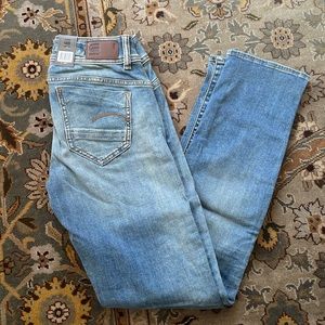 G-Star Midge Saddle Mid Straight Jeans (sz W29 x L32)